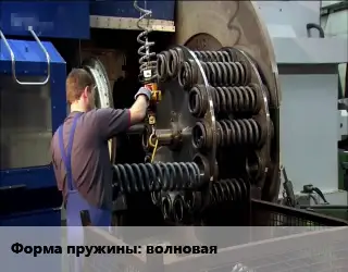 Изготовление пружин волновая